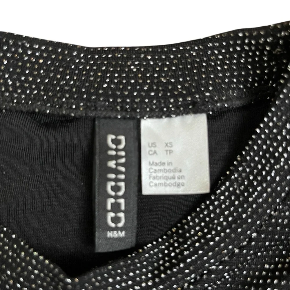 H&M black silver